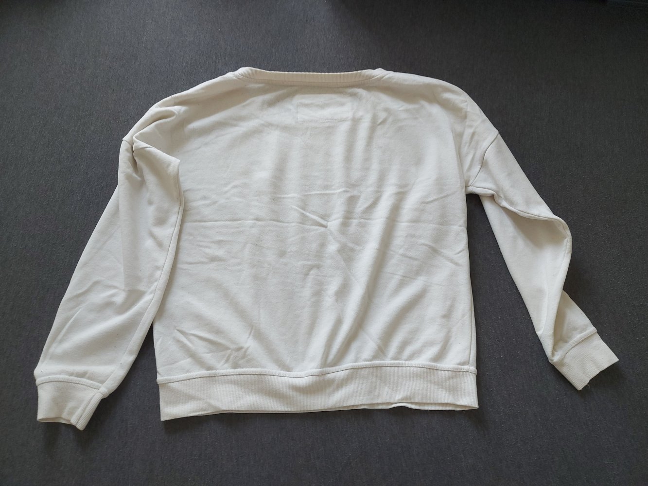 Weißer langärmliger Pullover oh oui Paris, Gr. 38