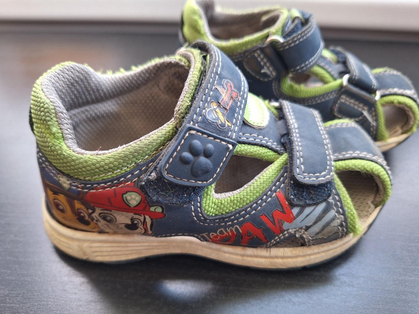 Blau-grüne Paw Patrol Sandalen, Gr. 23