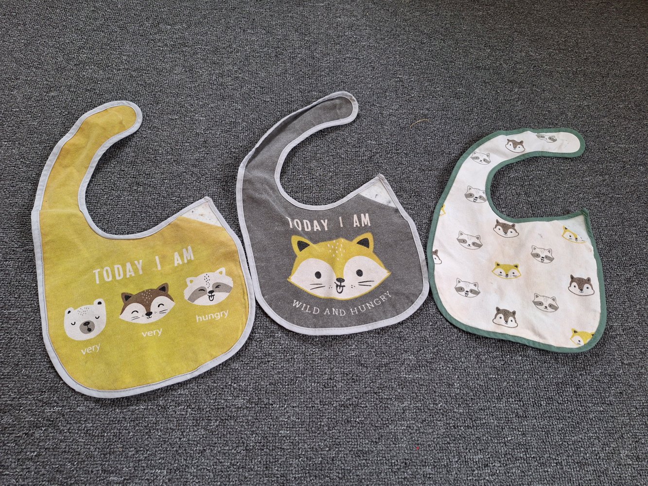 3er Set Lätzchen Wildtiere Fuchs