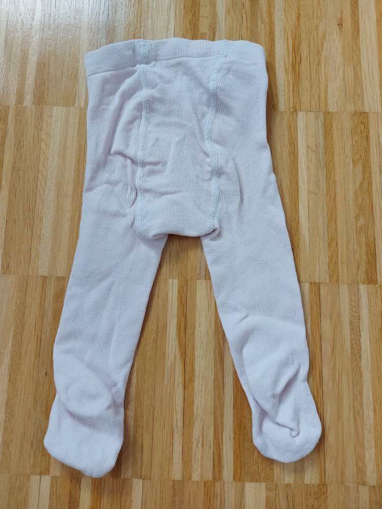 rosafarbene Babystrumpfhose, Gr. 56/62