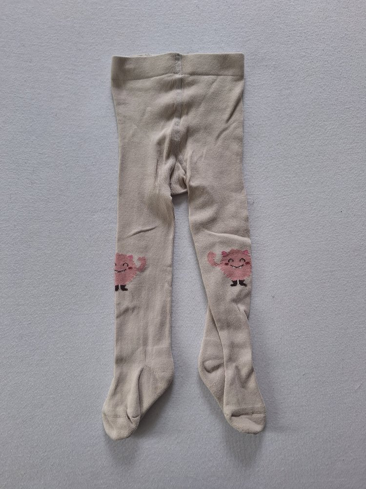 Rosa Monsterstrumpfhose Gr. 86/92