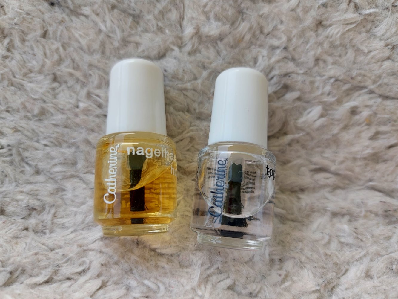 Set: Nagelhautgel Honey und Top Coat von Catherine Nail Collection