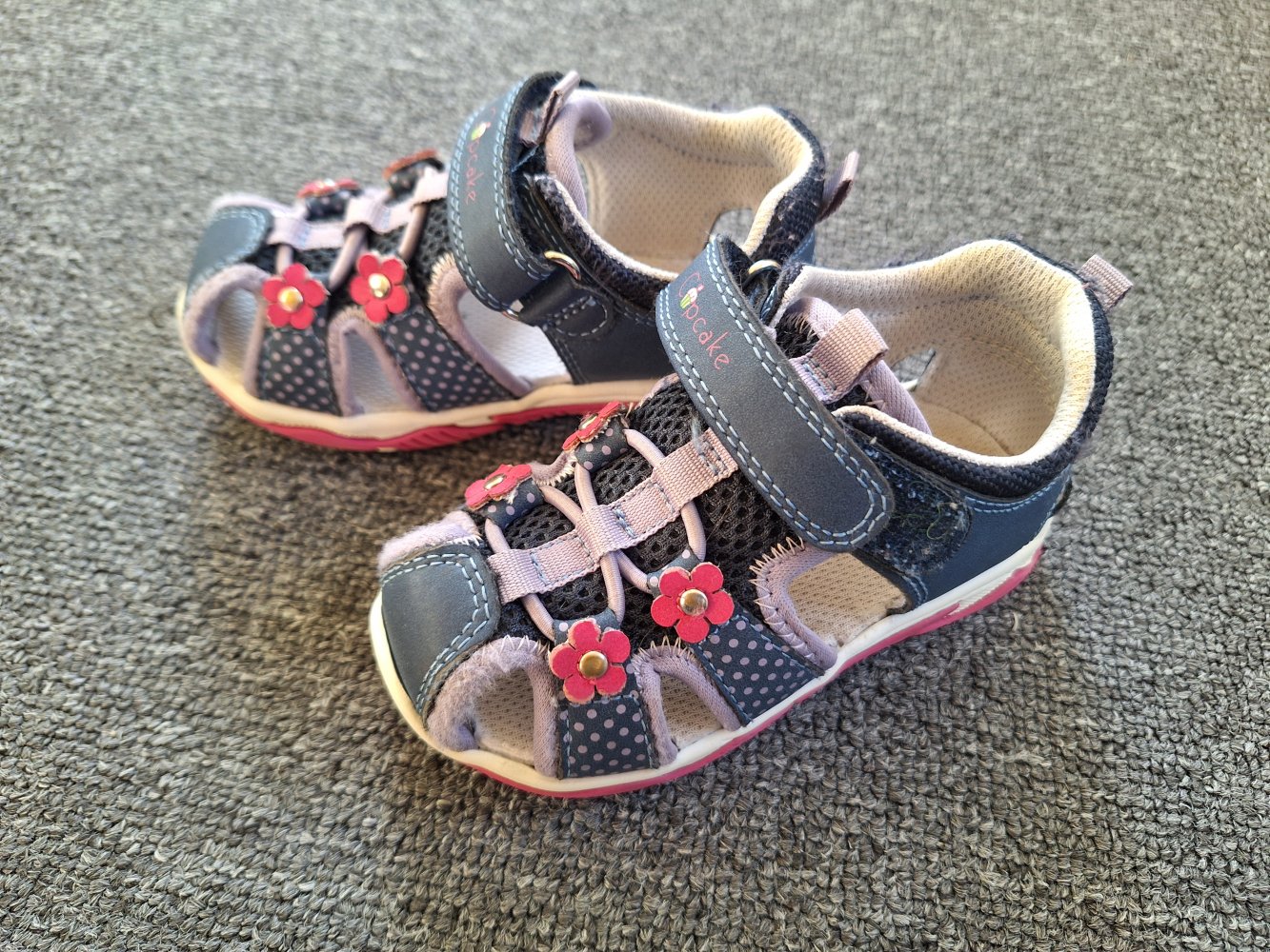 Blümchensandalen Gr. 21