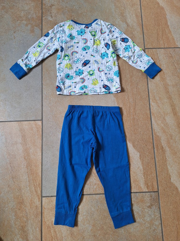2-teiliger Schlafanzug mit Monstern, Gr. 92 Pyjama