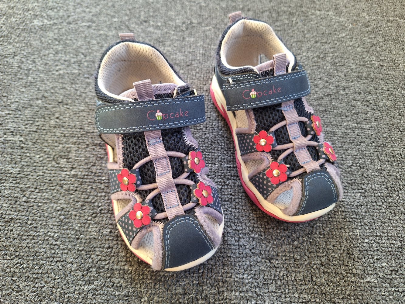 Blümchensandalen Gr. 21