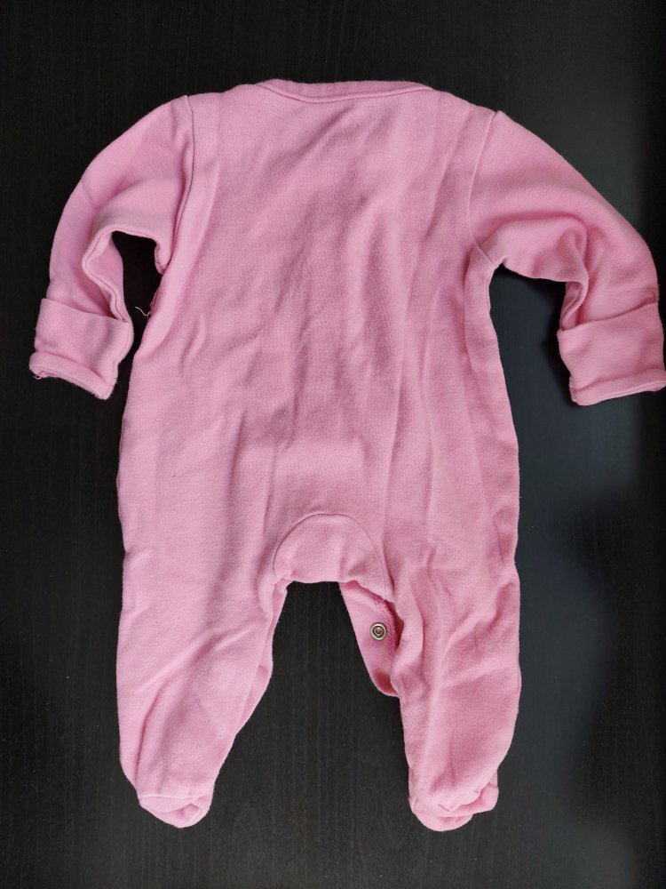 pinker Babyschlafanzug mommy's cute girl, Gr. 56