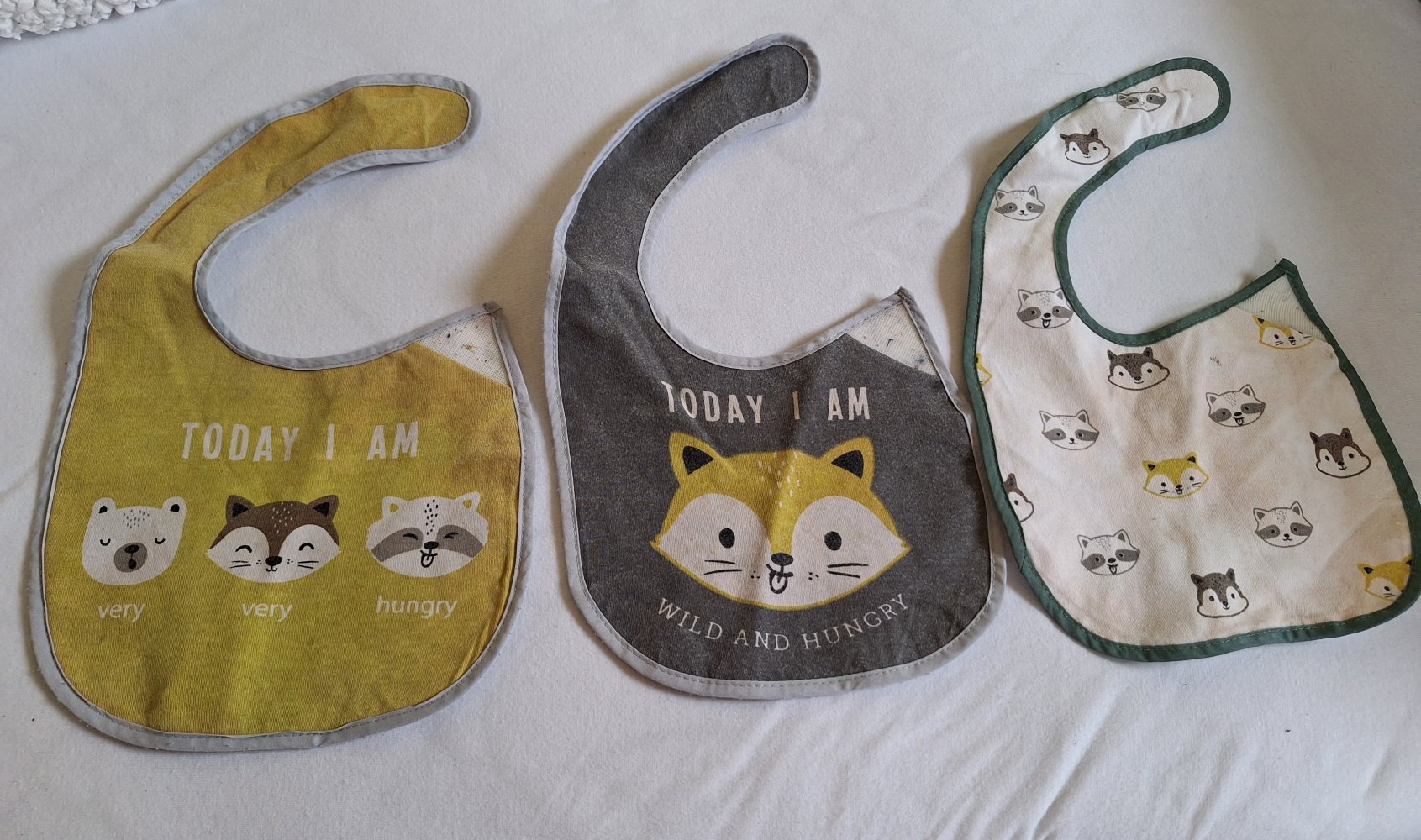 3er Set Lätzchen Wildtiere Fuchs