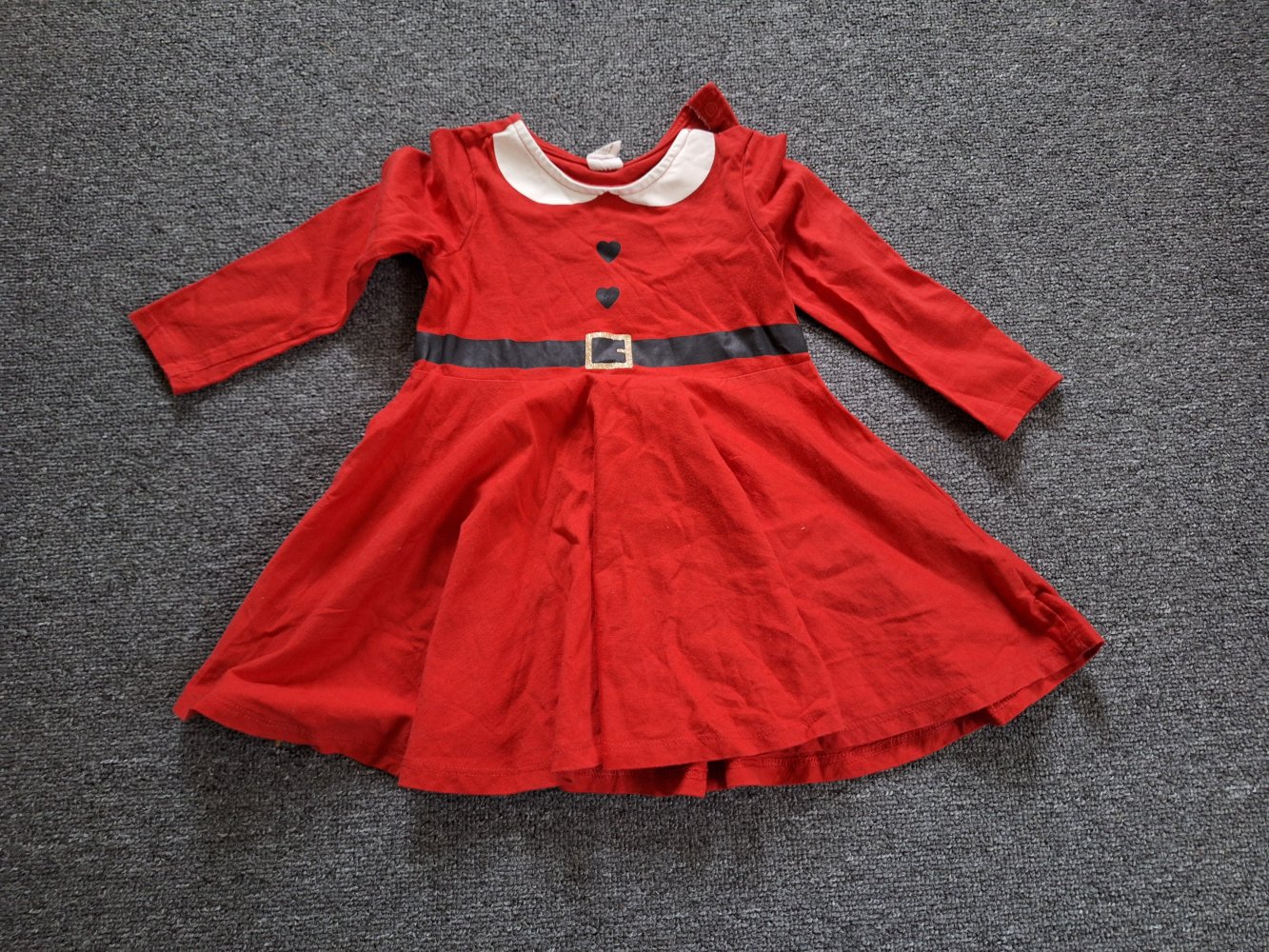 Weihnachtskleidchen Gr. 86