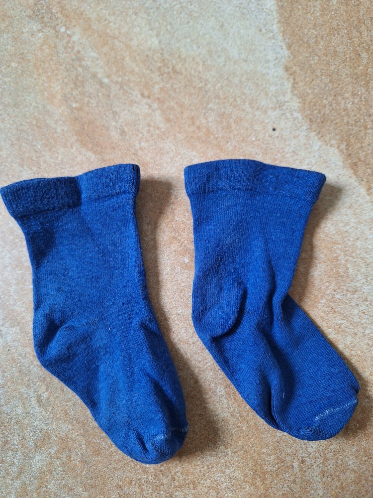 blaue Socken 19-22