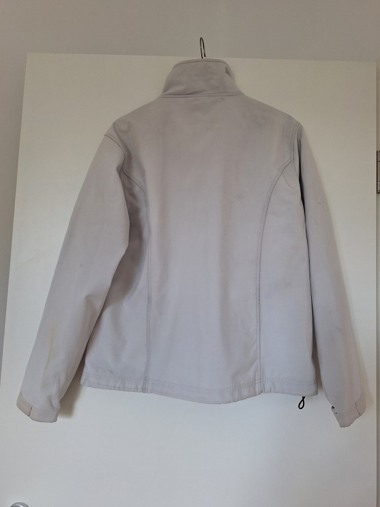 weiße Wind- und Wetterjacke, Gr. S San Francisco