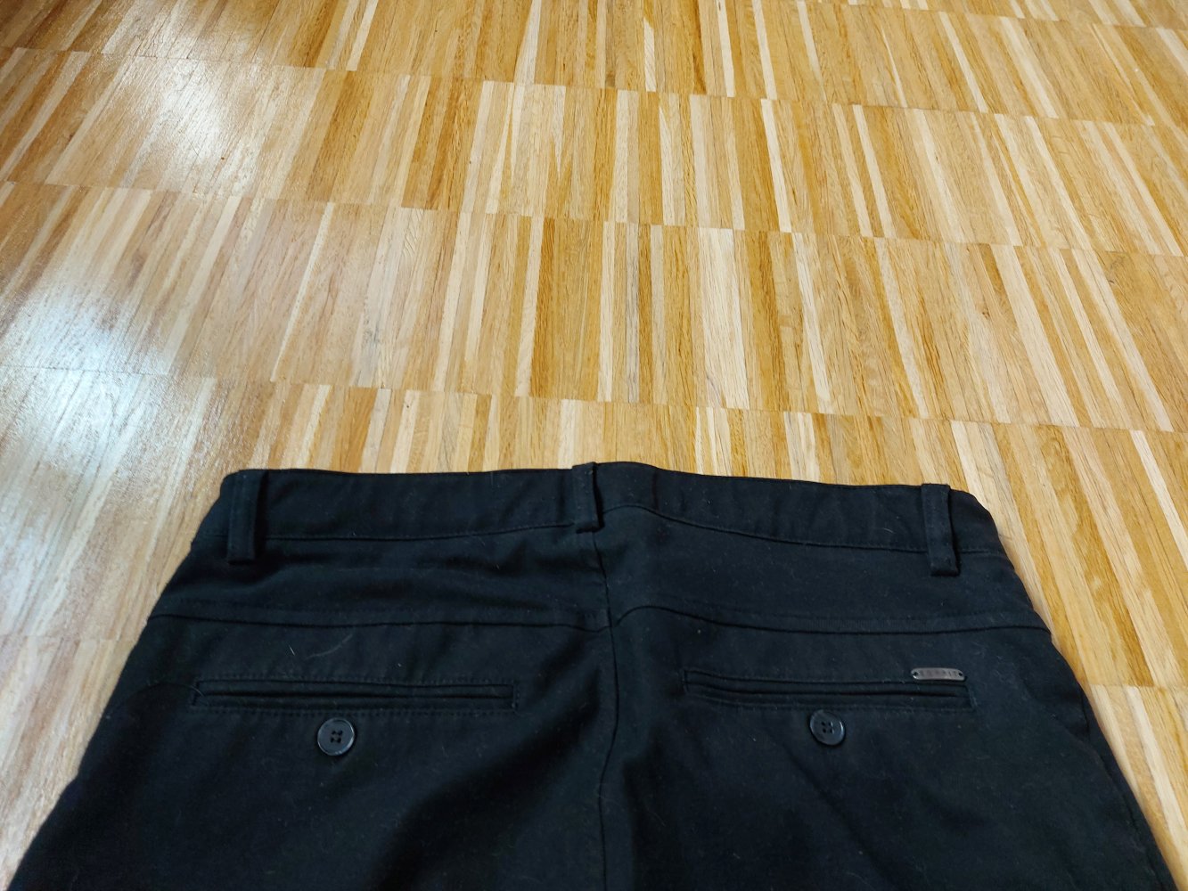 schwarze Esprit-Umstandshose Gr. 36 Stoffhose