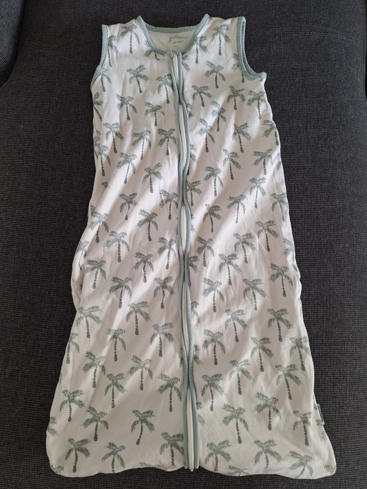 Schöner Babyschlafsack mit türkisen Palmen, 90 cm