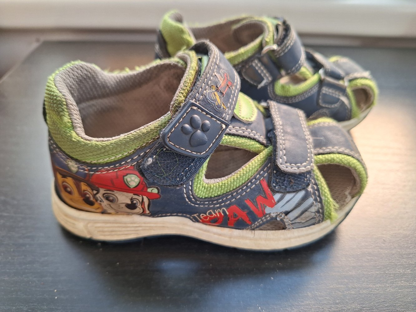 Blau-grüne Paw Patrol Sandalen, Gr. 23