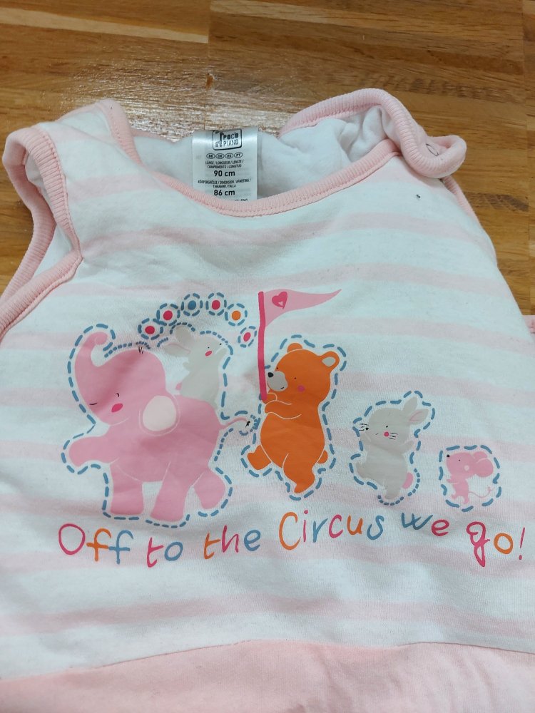 Rosa Winterschlafsack / Babyschlafsack 90 cm 3.0 TOG