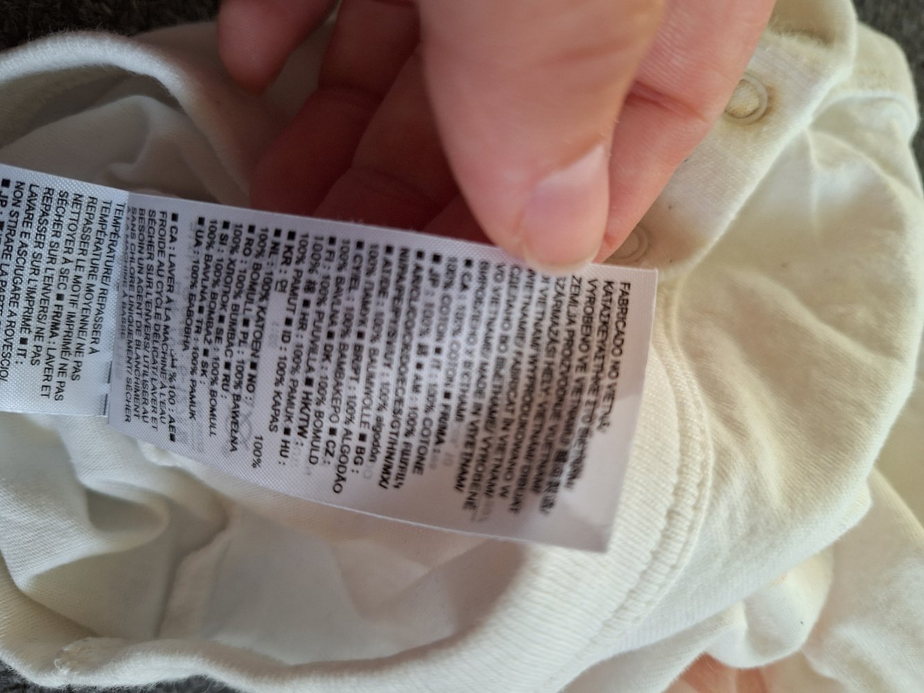 Weißer Minnie Mouse Kurzarmbody Gr. 68/74