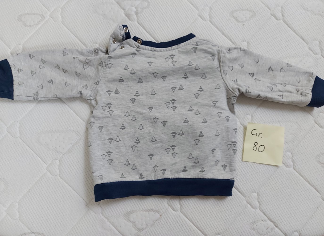 langärmliger Babypullover Cute Builder mit Dino, Gr. 80