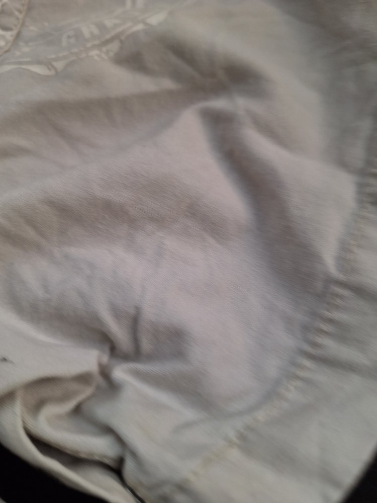 Cremefarbene Latzhose, Gr. 80