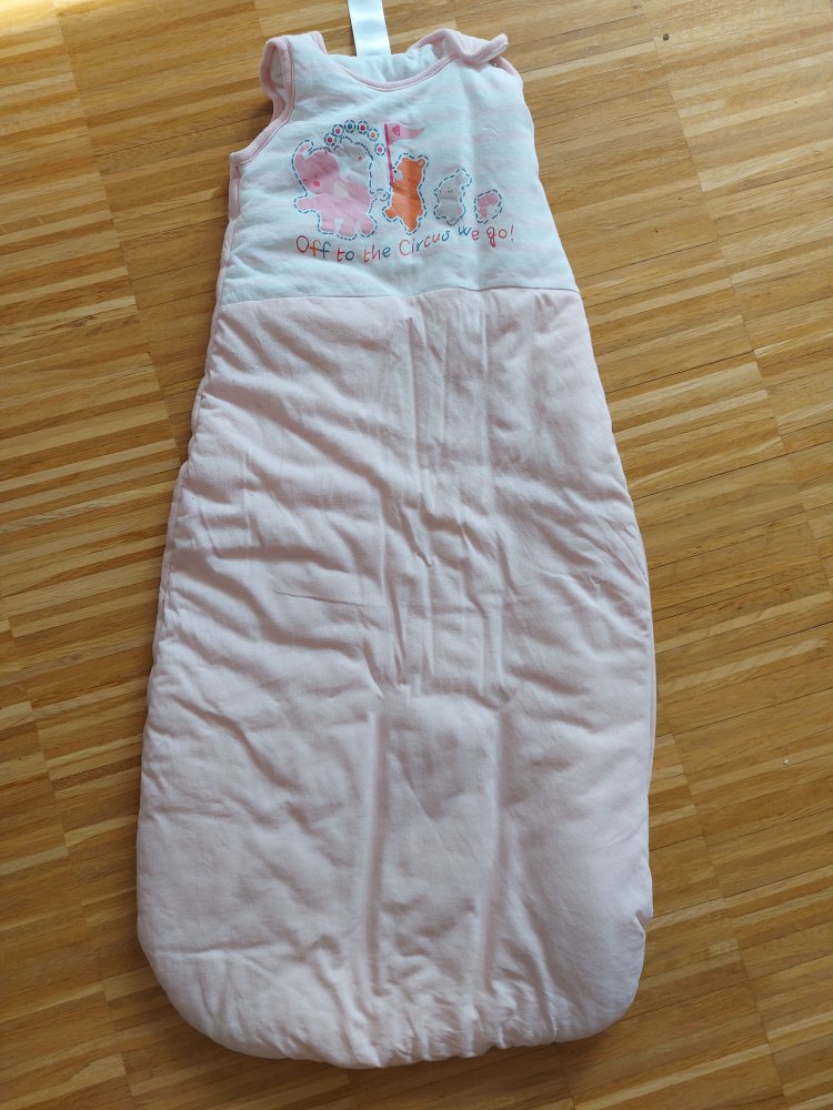 Rosa Winterschlafsack / Babyschlafsack 90 cm 3.0 TOG