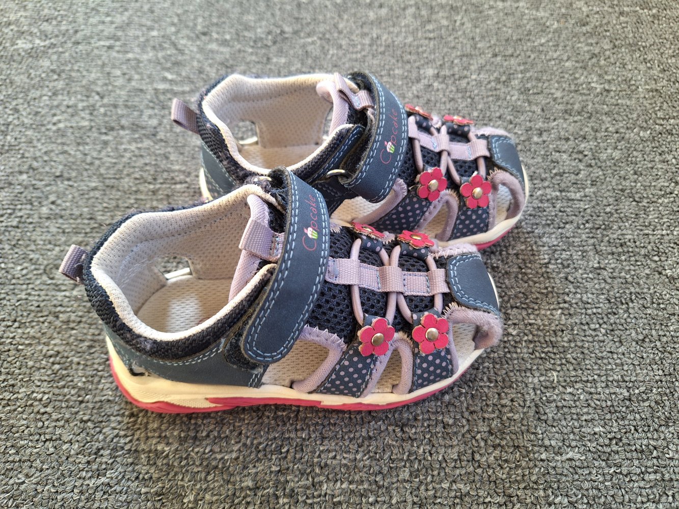 Blümchensandalen Gr. 21