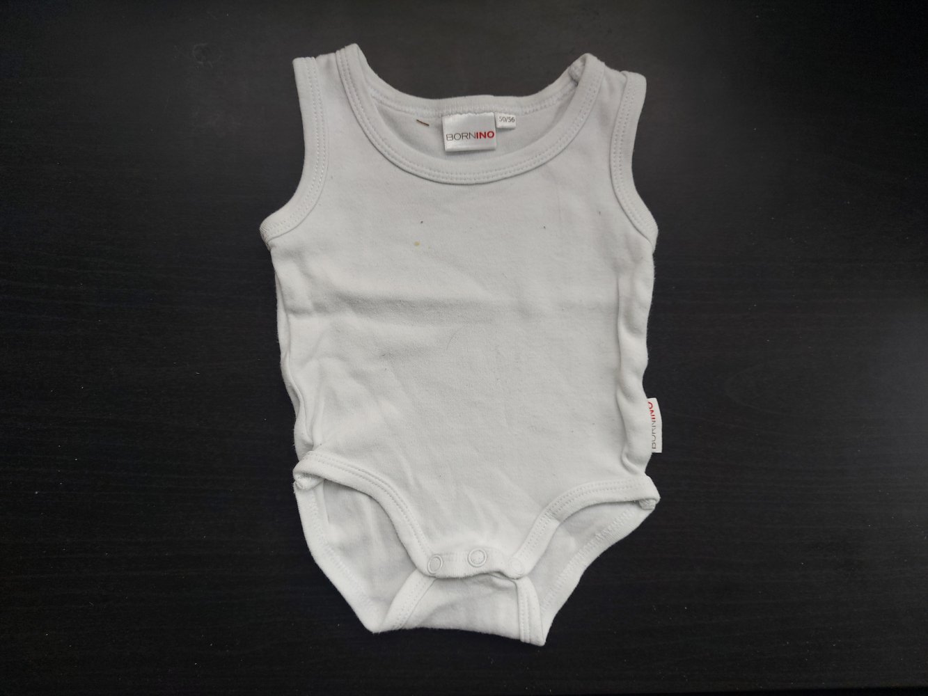 ärmelloser/kurzärmliger weißer Jungs-Body, Gr. 50/56