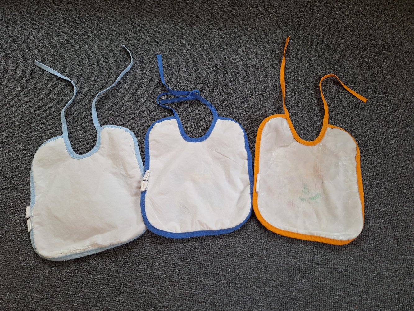 3er Set Lätzchen smiley snail funky bird