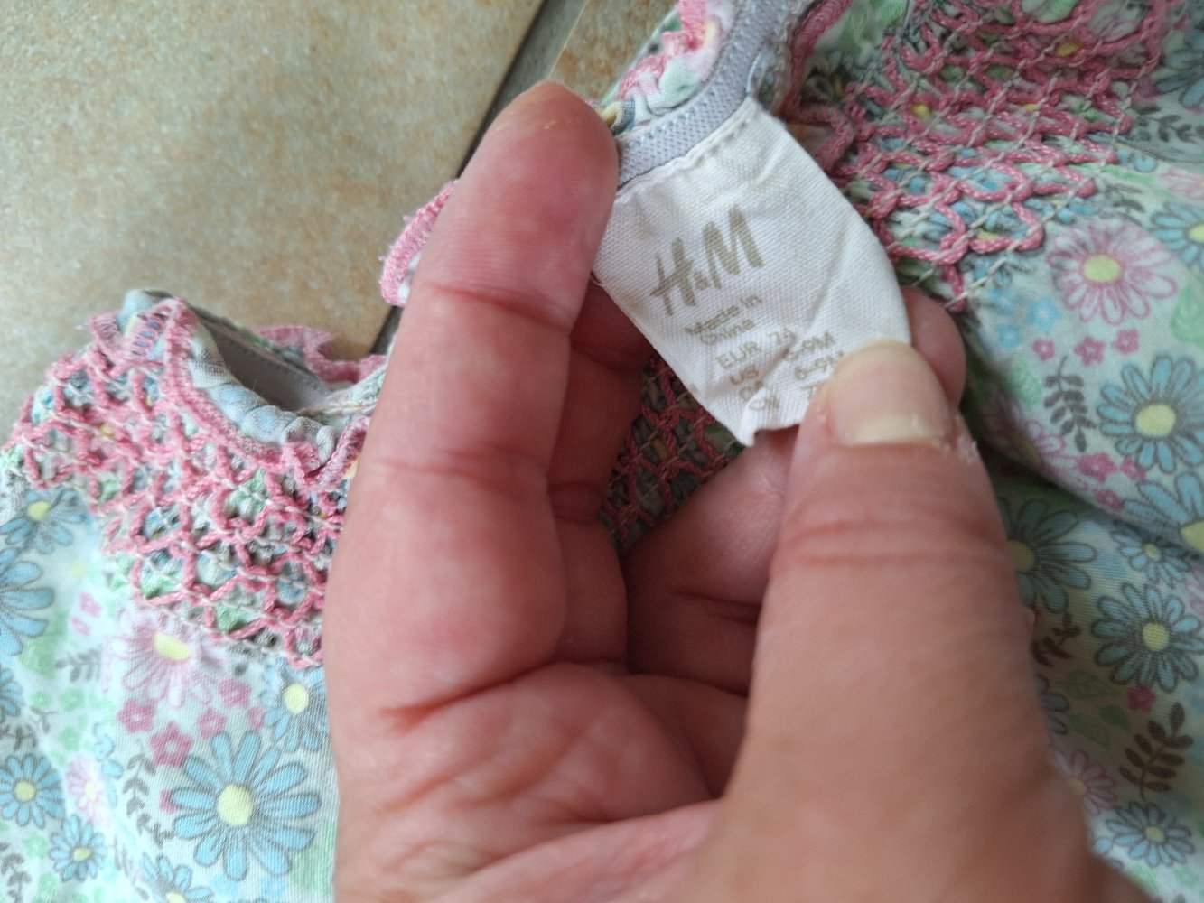 Sommershirt mit Blumen, Gr. 74