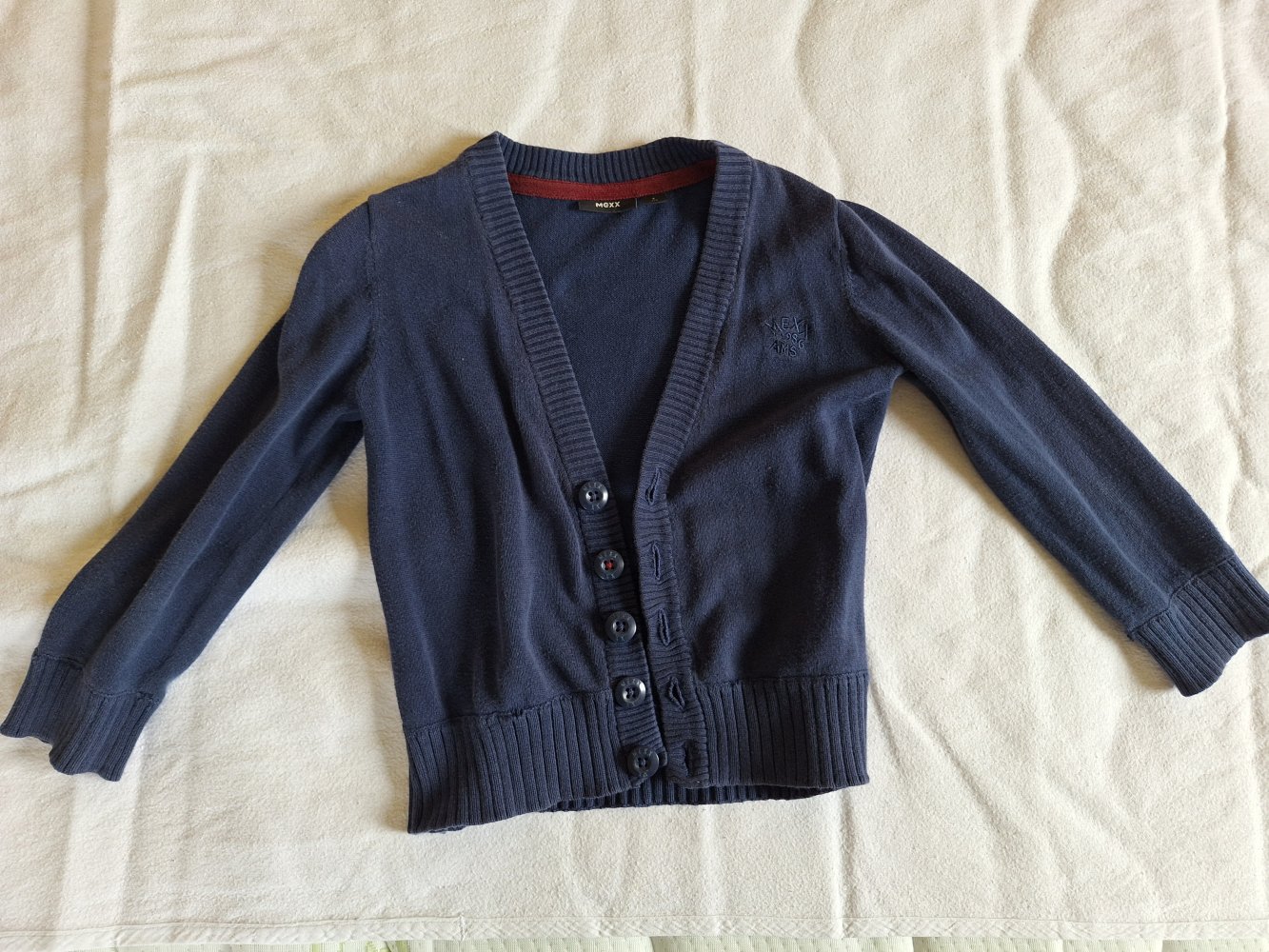 dunkelblaue Strickjacke von Mexx