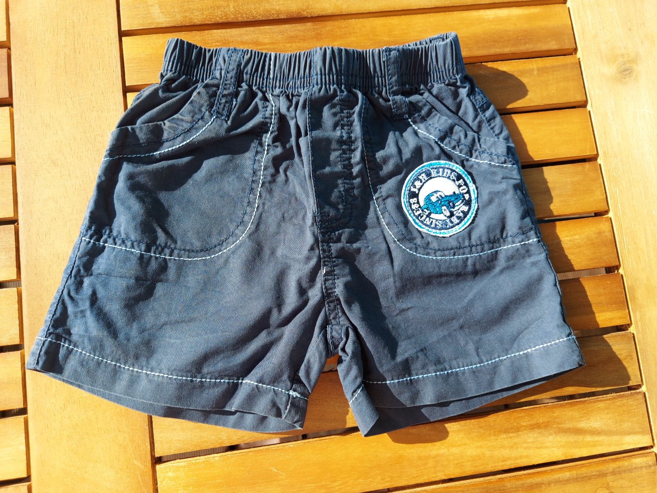 kurze Hose mit Auto-Motiv für kleine Baby-Jungs, ca. Gr. 80/86