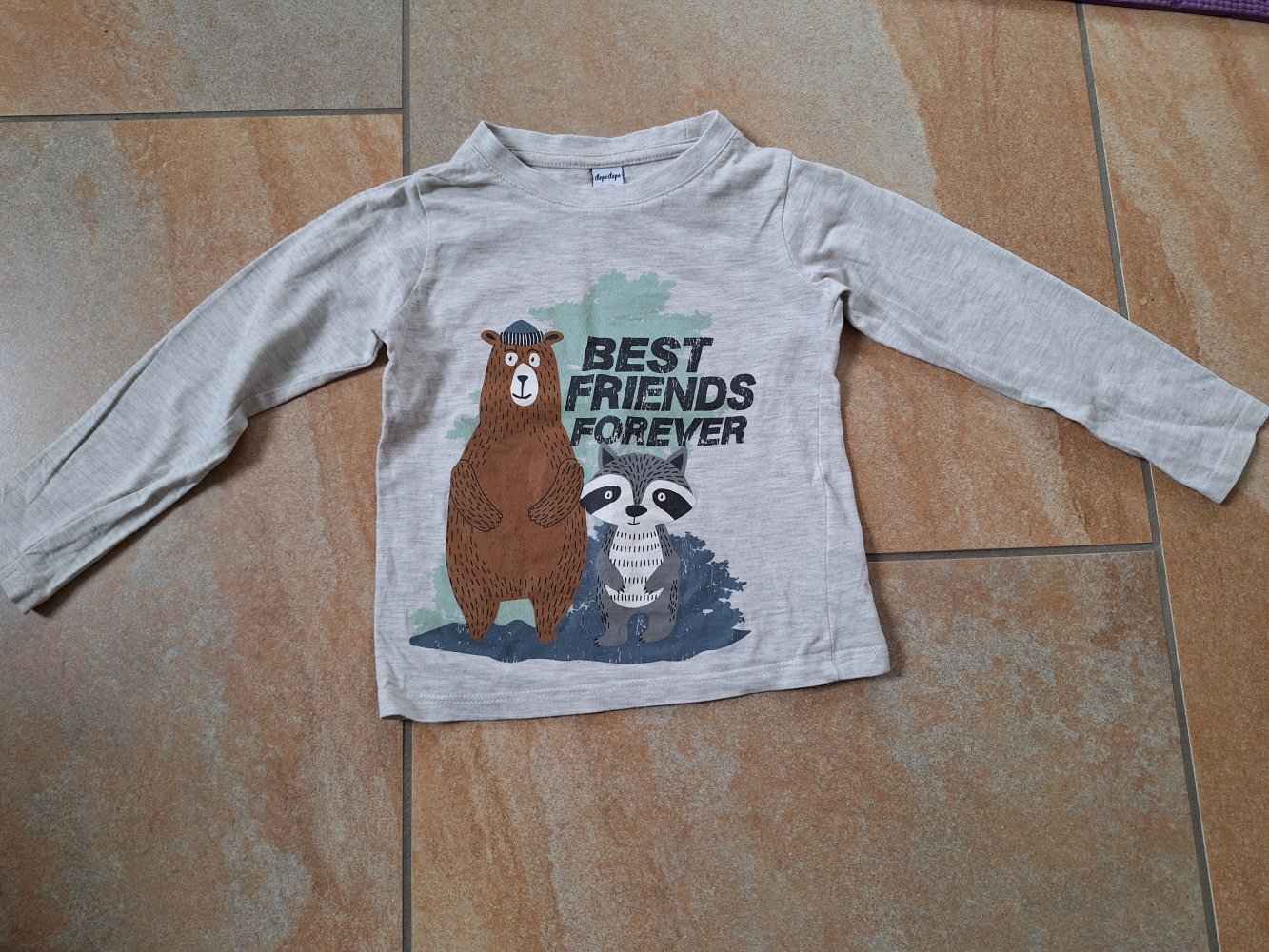 helles Langarmsweatshirt best friends forever, Gr. 98