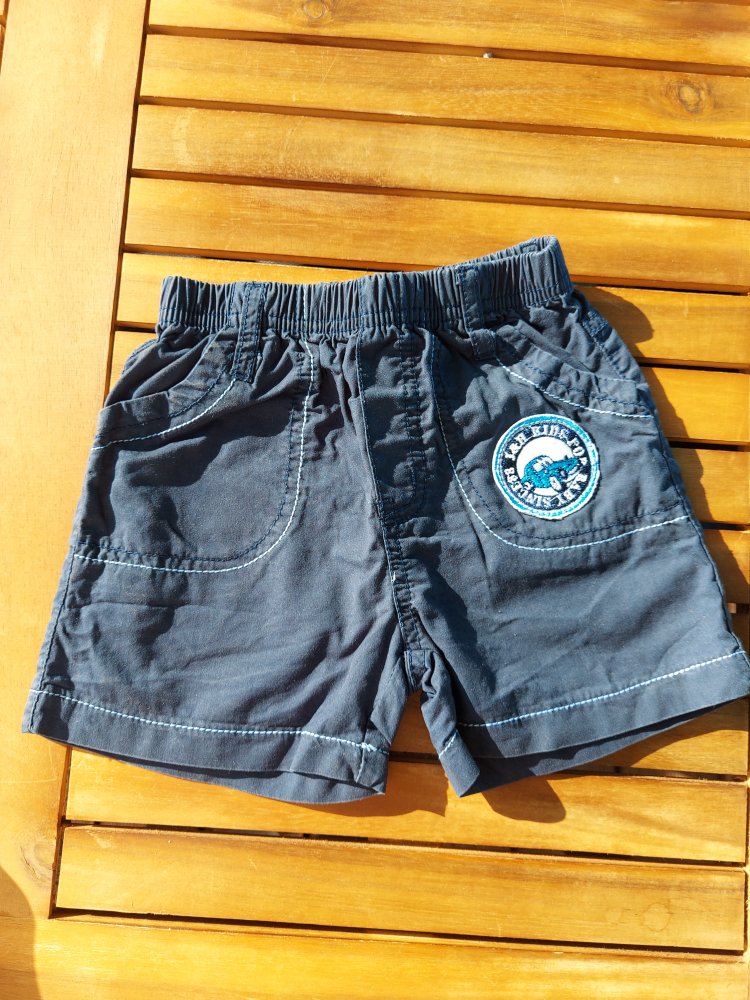 kurze Hose mit Auto-Motiv für kleine Baby-Jungs, ca. Gr. 80/86