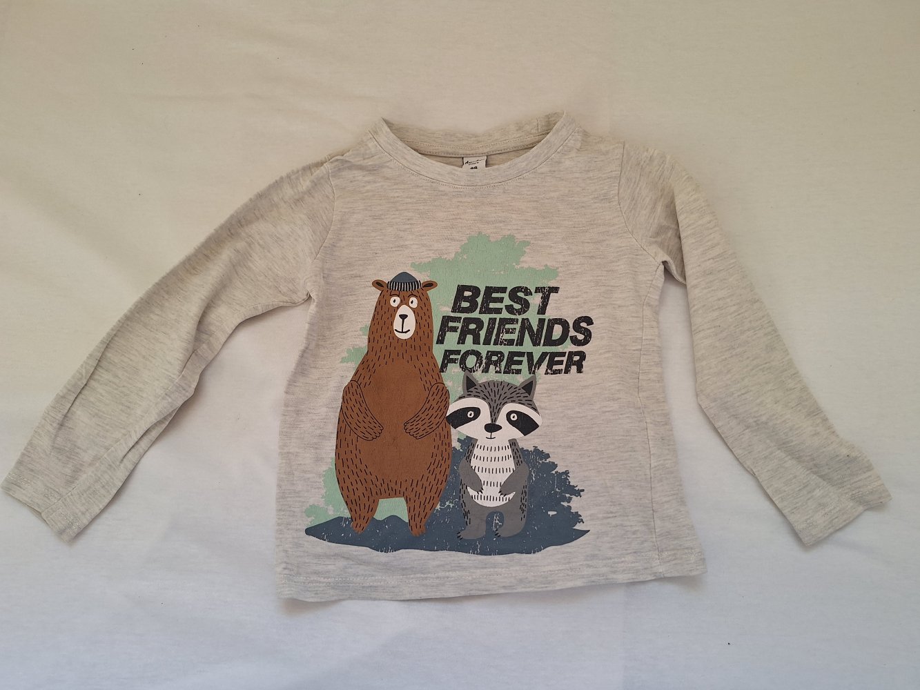 helles Langarmsweatshirt best friends forever, Gr. 98