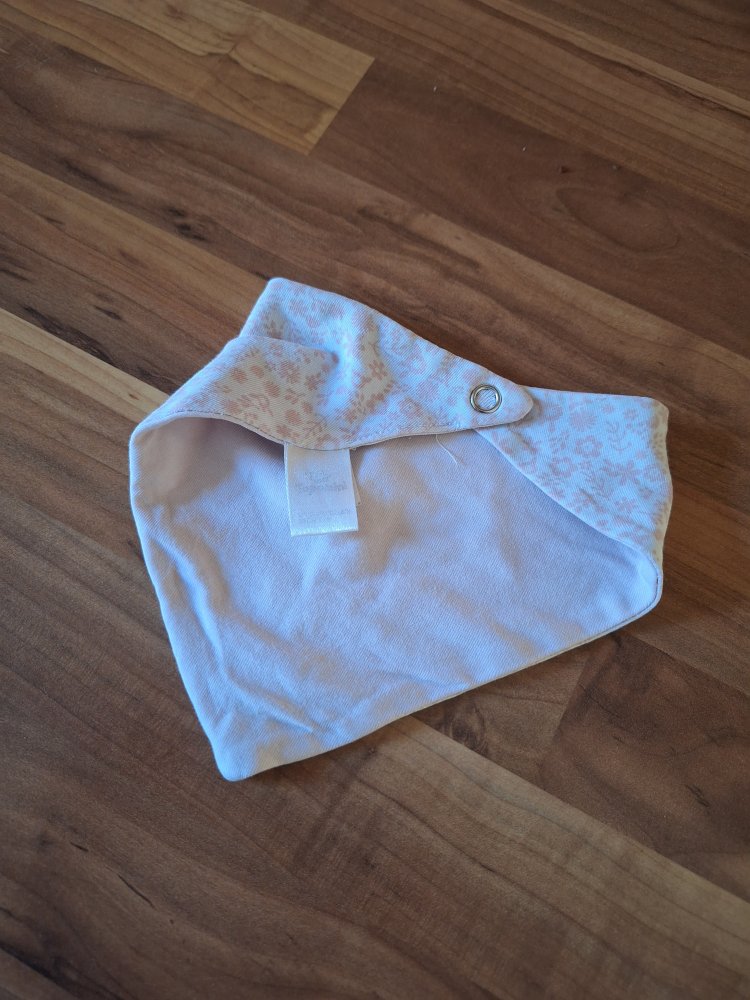 Dreieckstuch/Halstuch mit altrosa Blümchenmuster