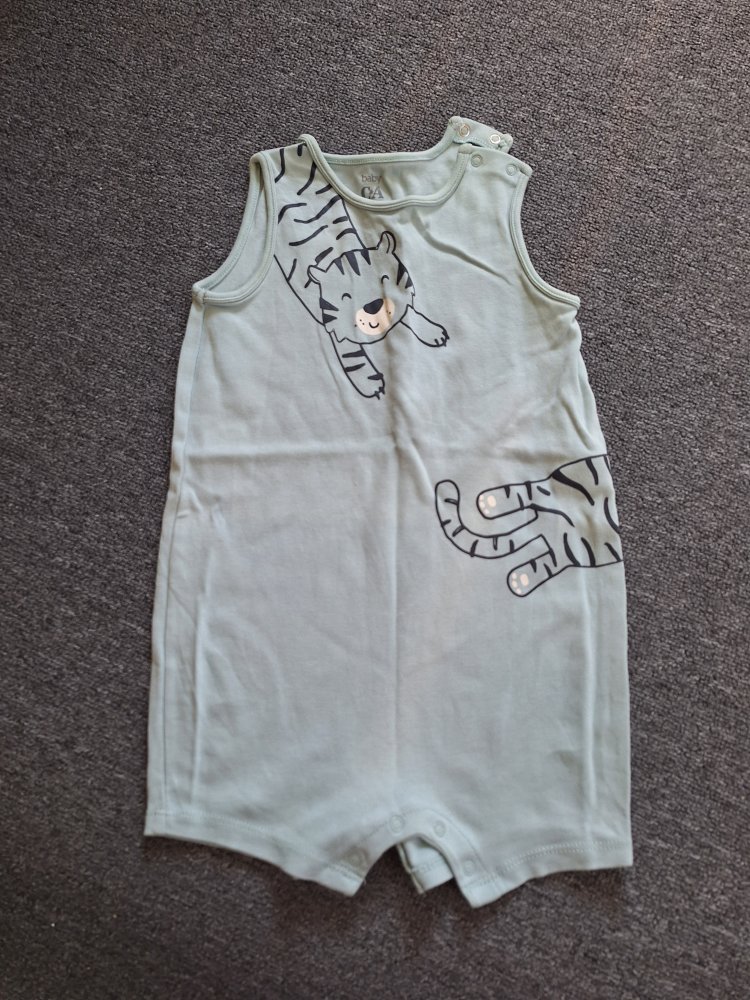 Kurzärmliger Schlafanzug/Pyjama mit Tiger, Gr. 92 Jumper