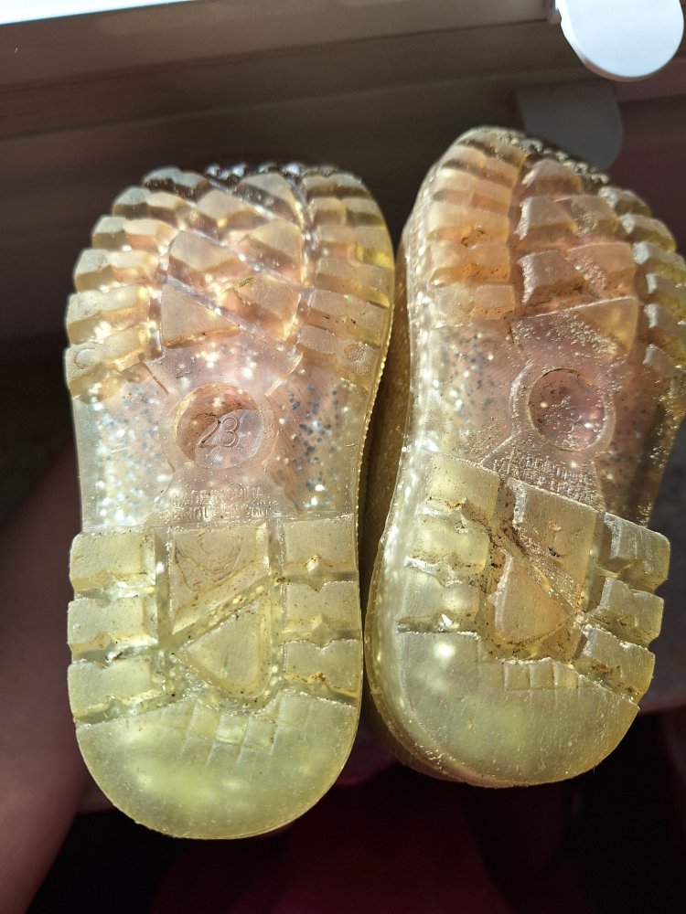 Glitzergummistiefel, Gr. 23 / Einhornstyle