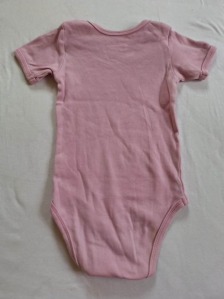 Rosa Kurzarmbody Jetzt reichts, ich ruf Oma