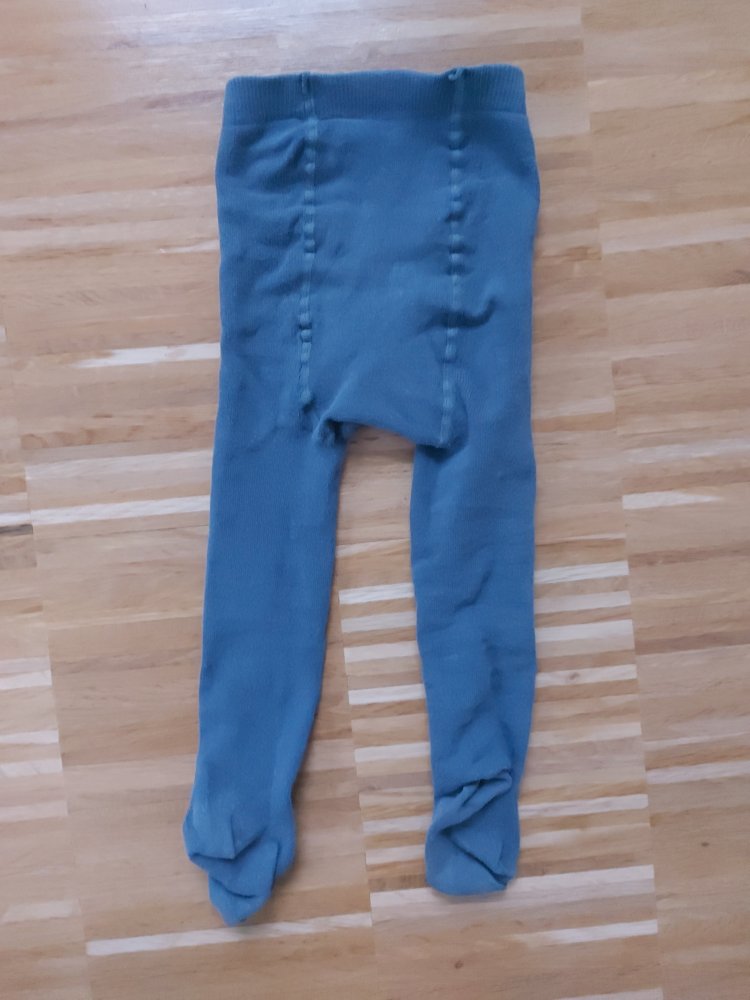 blaue Babystrumpfhose
