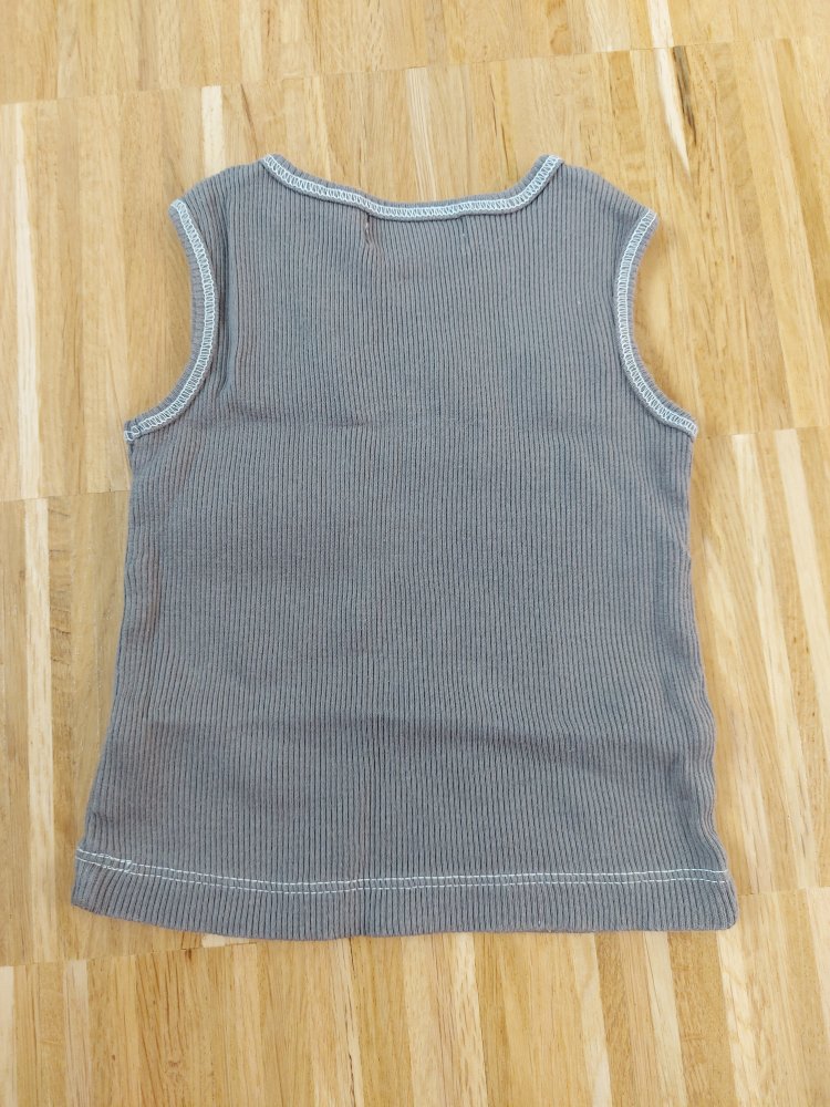 graues ärmelloses Muscle-Shirt, Gr. 68