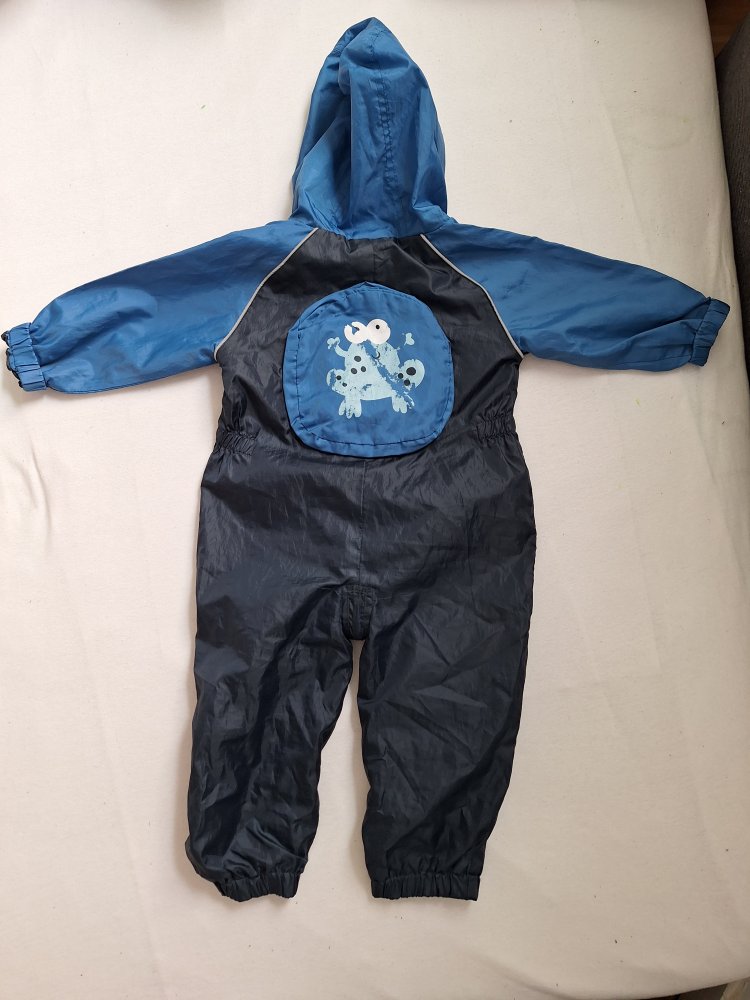 Praktischer Regenschutz-Overall, Gr. 86 (Regenhose und -jacke in einem) Regenanzug