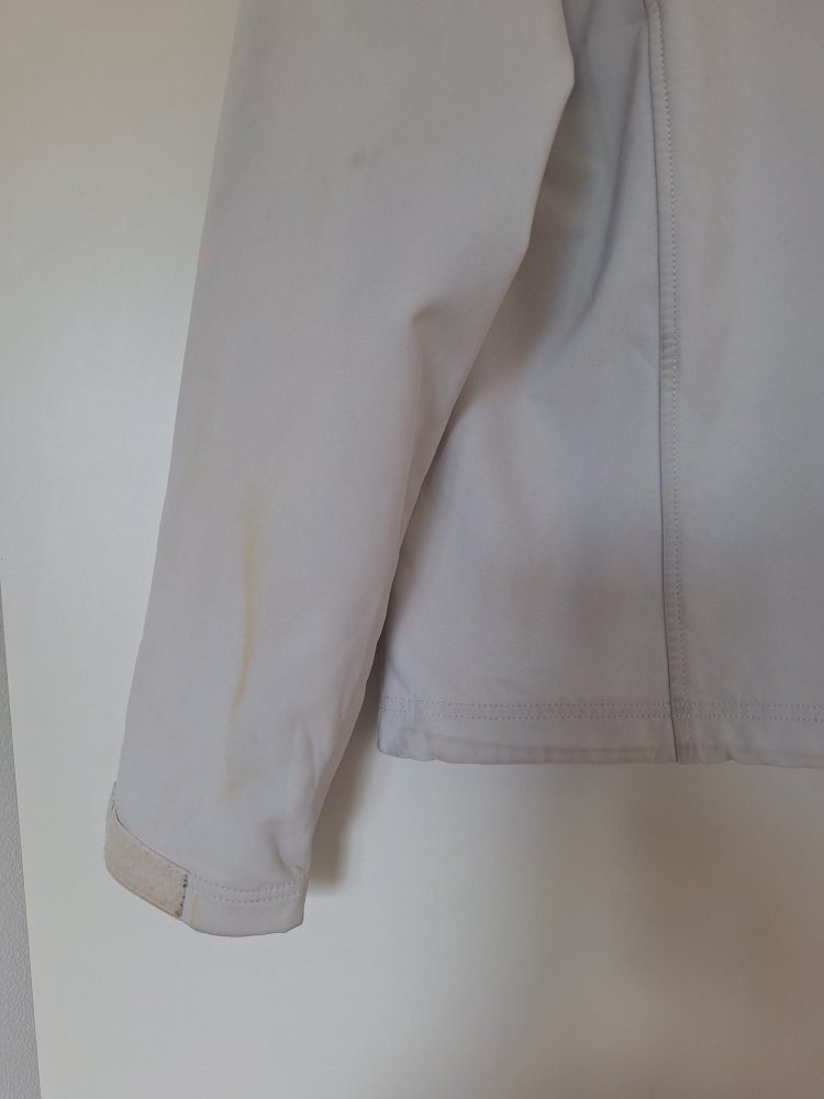 weiße Wind- und Wetterjacke, Gr. S San Francisco