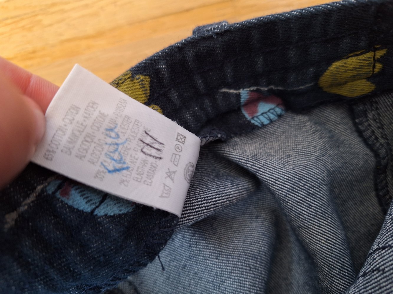 Supersüße Blumenjeans, Gr. 92