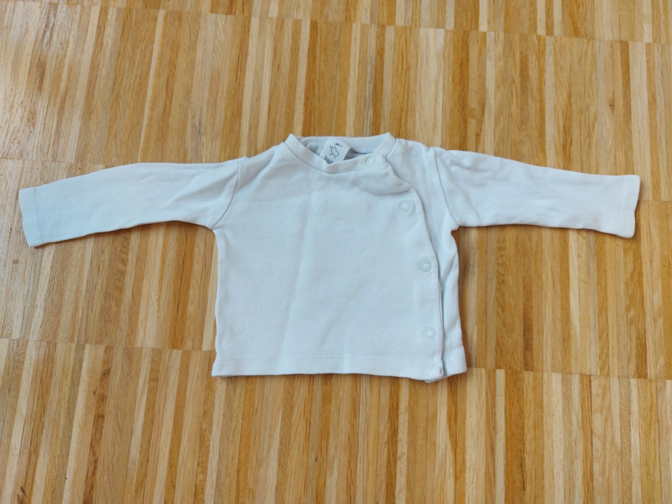 Weißes Erstlingsjäckchen / Baumwolljäckchen Gr. 56