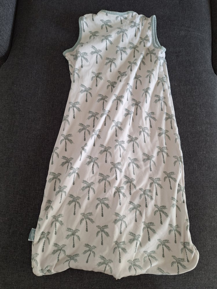 Schöner Babyschlafsack mit türkisen Palmen, 90 cm