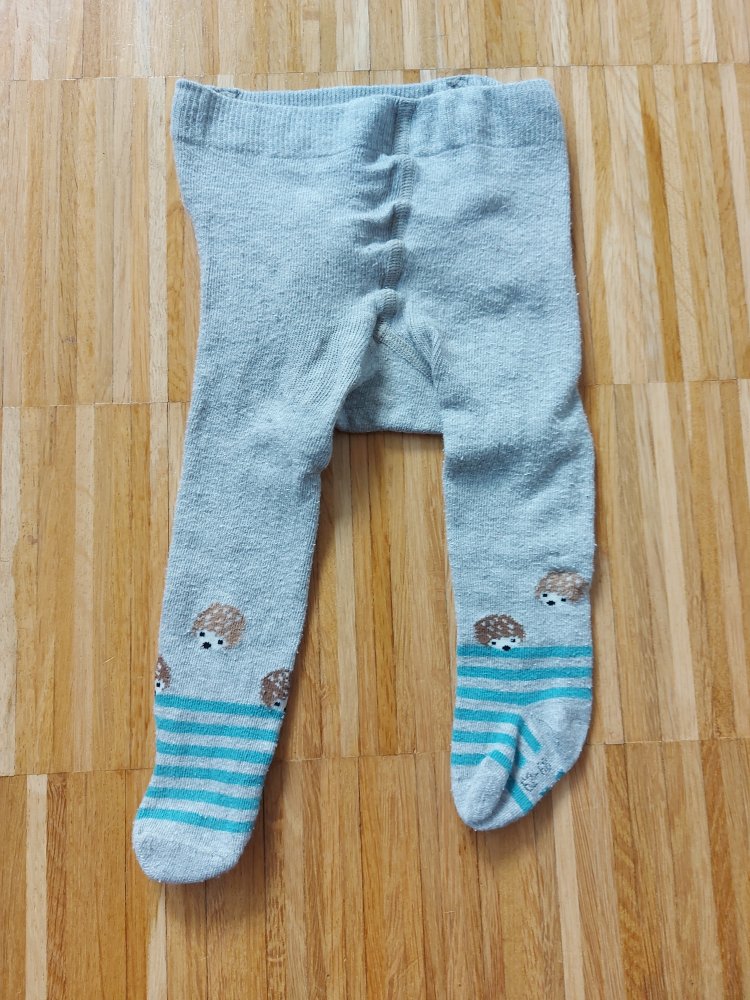 Babystrumpfhose mit Igeln, Gr. 62-68