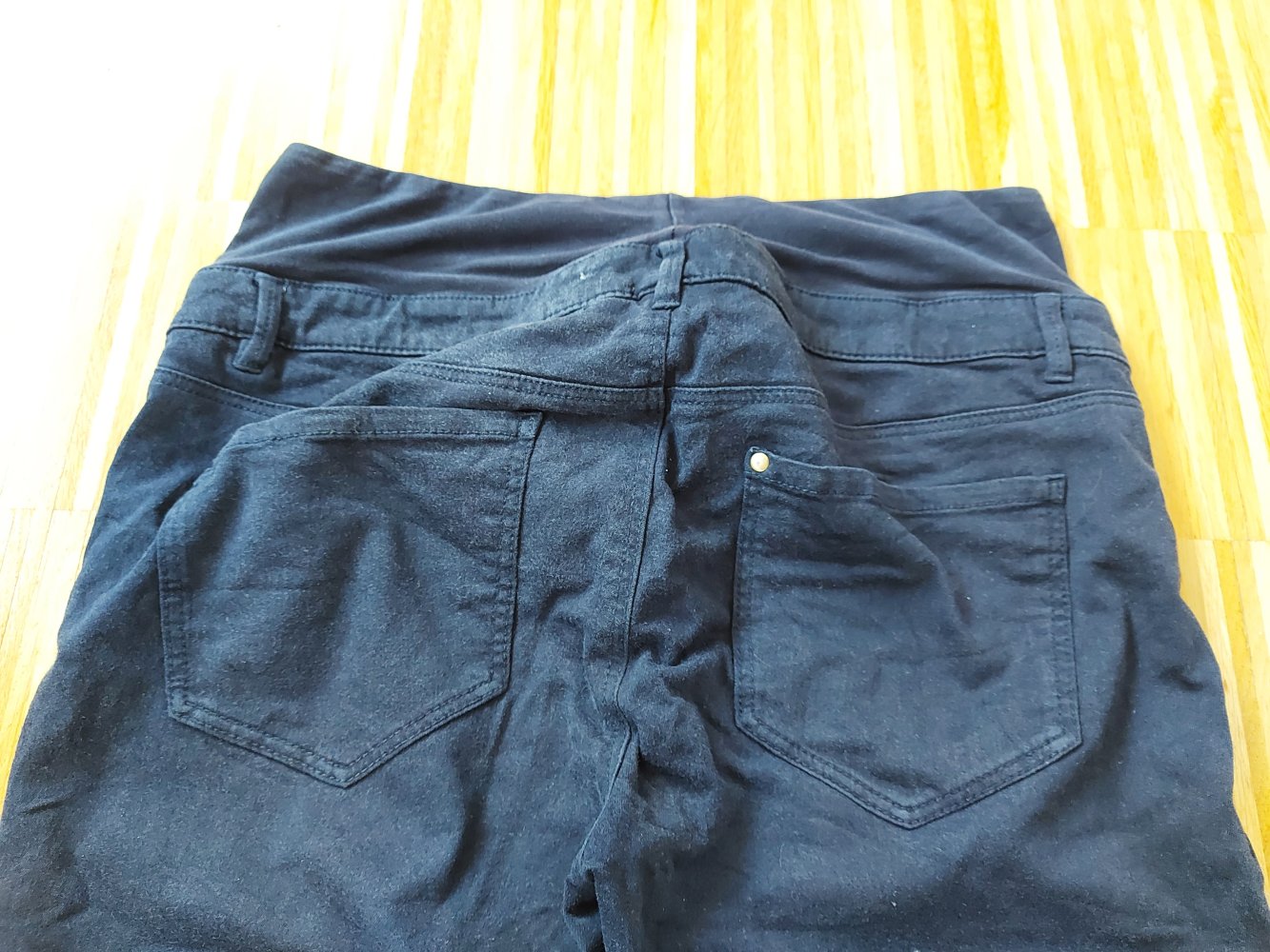 dunkelblaue Umstandshose / Umstandsjeans Gr. 42