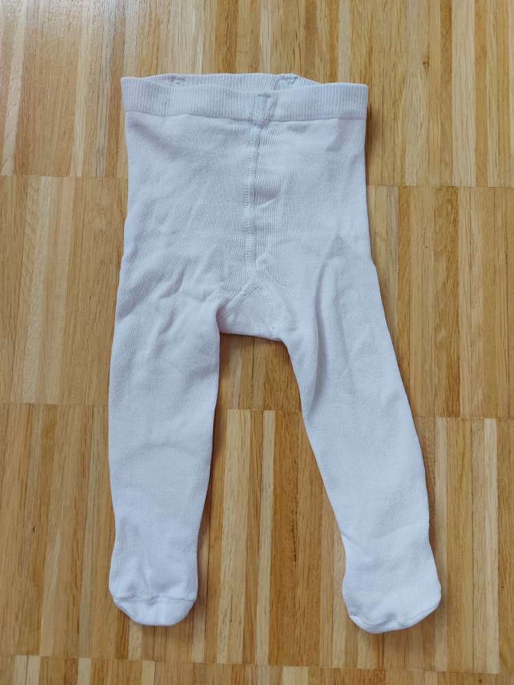 rosafarbene Babystrumpfhose, Gr. 56/62