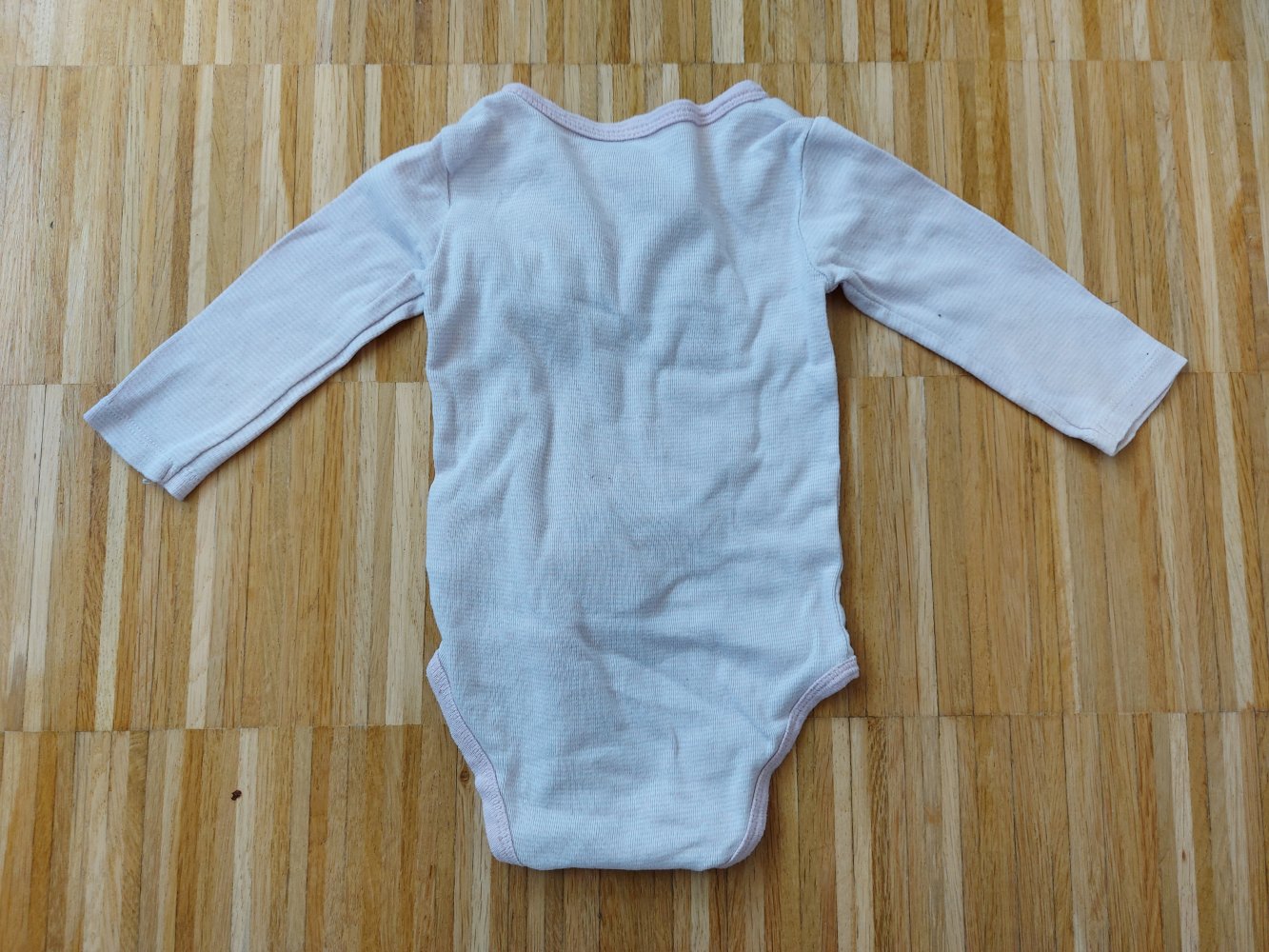 rosa Langarm-Wickelbody welcome little one Gr. 68