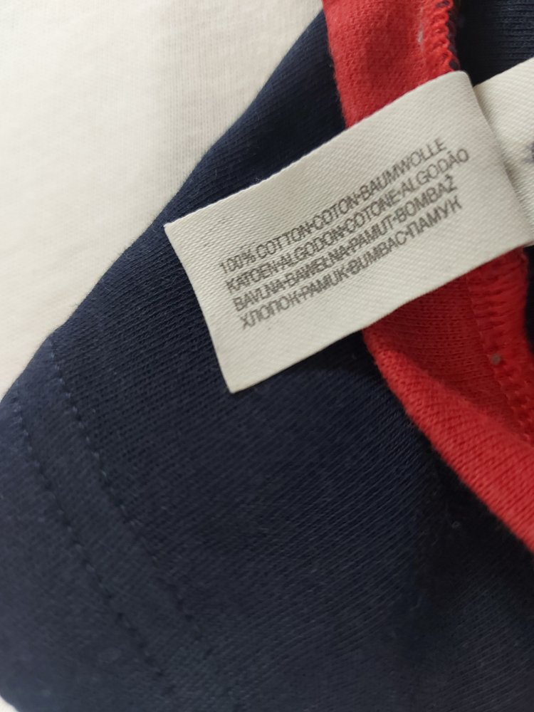 marineblaues T-Shirt in Gr. 86 