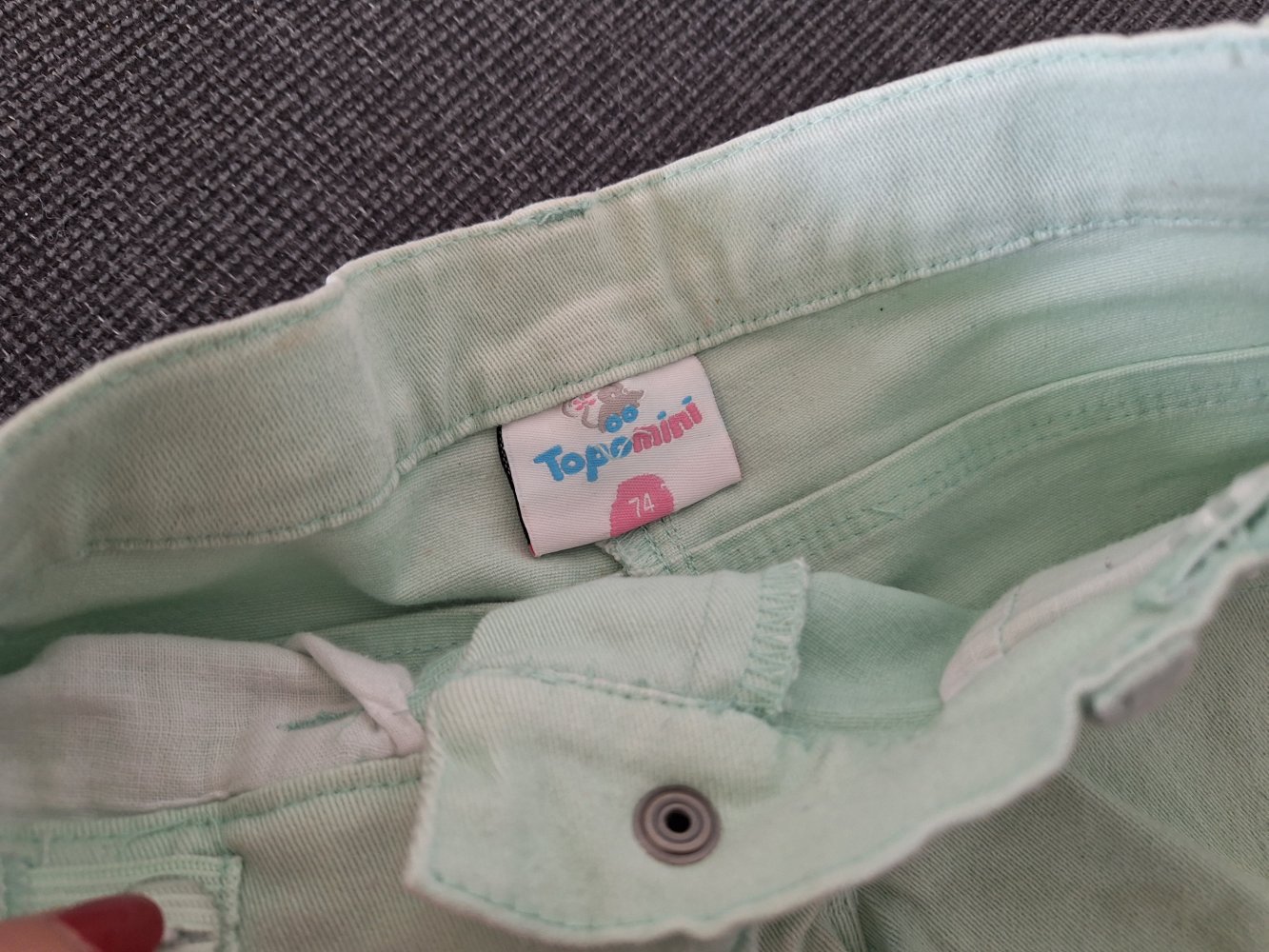 türkise Shorts, Gr. 74