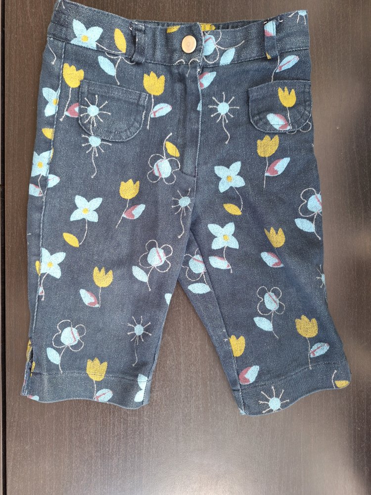 Supersüße Blumenjeans, Gr. 92