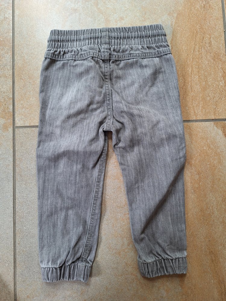 Graue Jeans Jogger Pull-on Gr. 92 Twilljoggers